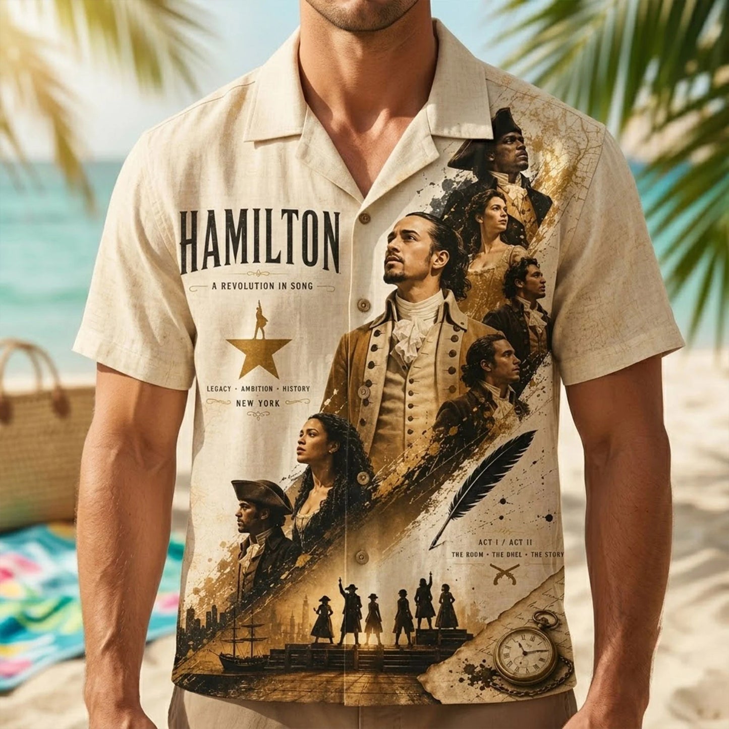 HAM Revolution in Song Premium Hawaiian Shirt QH