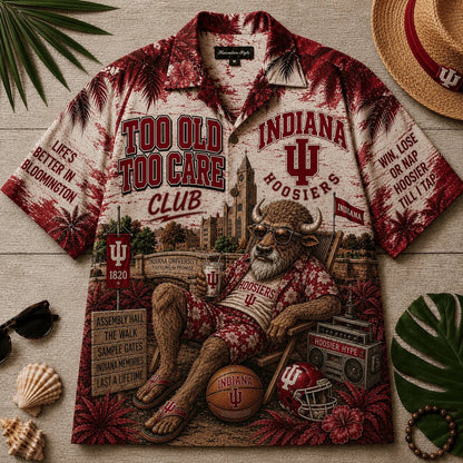 IHO Too Old To Care Premium Hawaiian Shirt QH